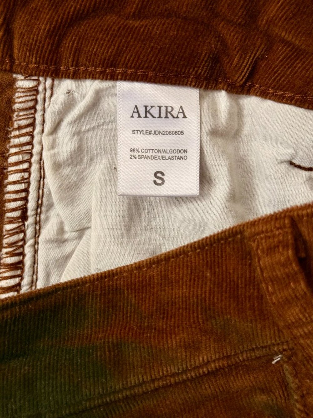 AKIRA Ozuna Corduroy Cargo Pants - Picture 6 of 8